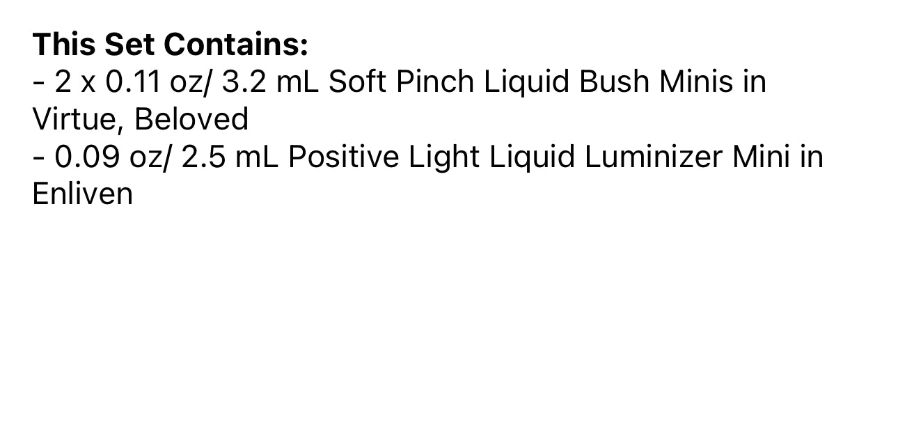 Mini Blush & Luminize Trío