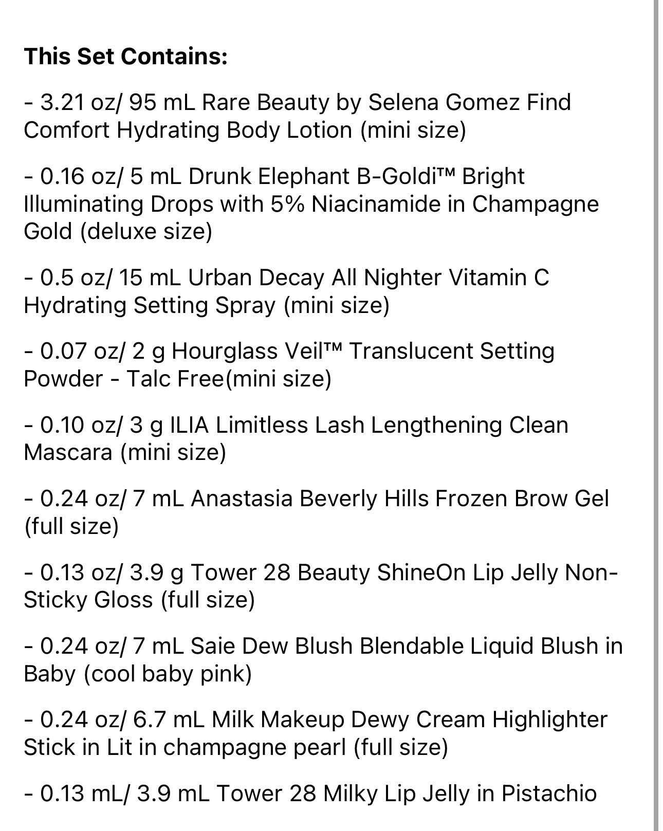 Gleamy Dreamy Makeup set