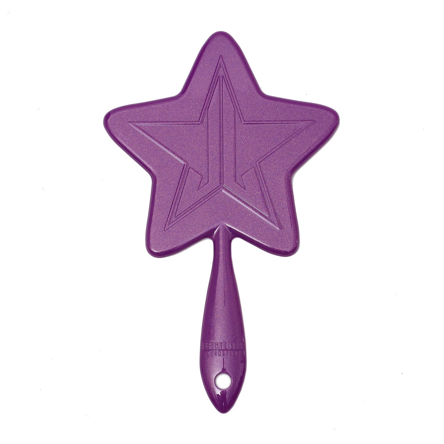 Hand Mirrors Purple Glitter