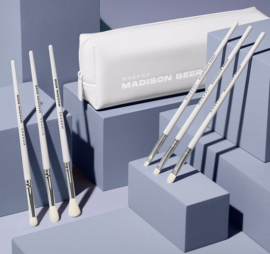 Madison Beer Channel Surfing 6-Piece Eye Brush Set + Bag