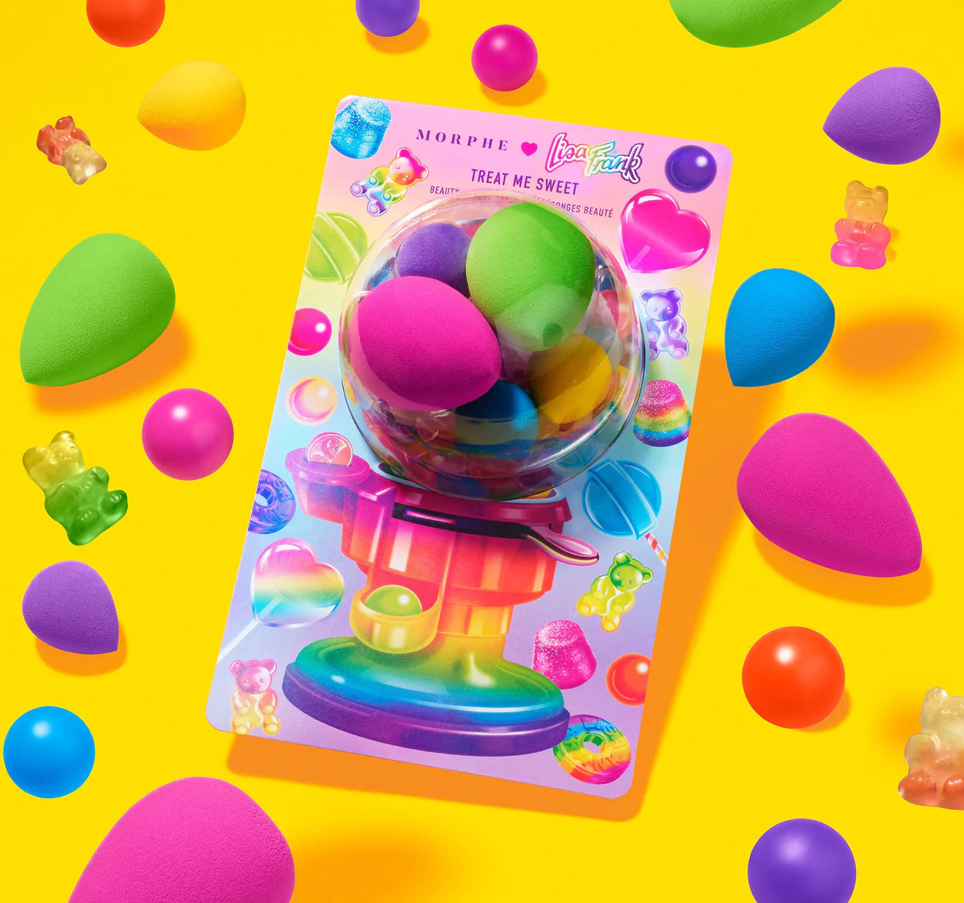 MORPHE X LISA FRANK TREAT ME SWEET BEAUTY SPONGE SET