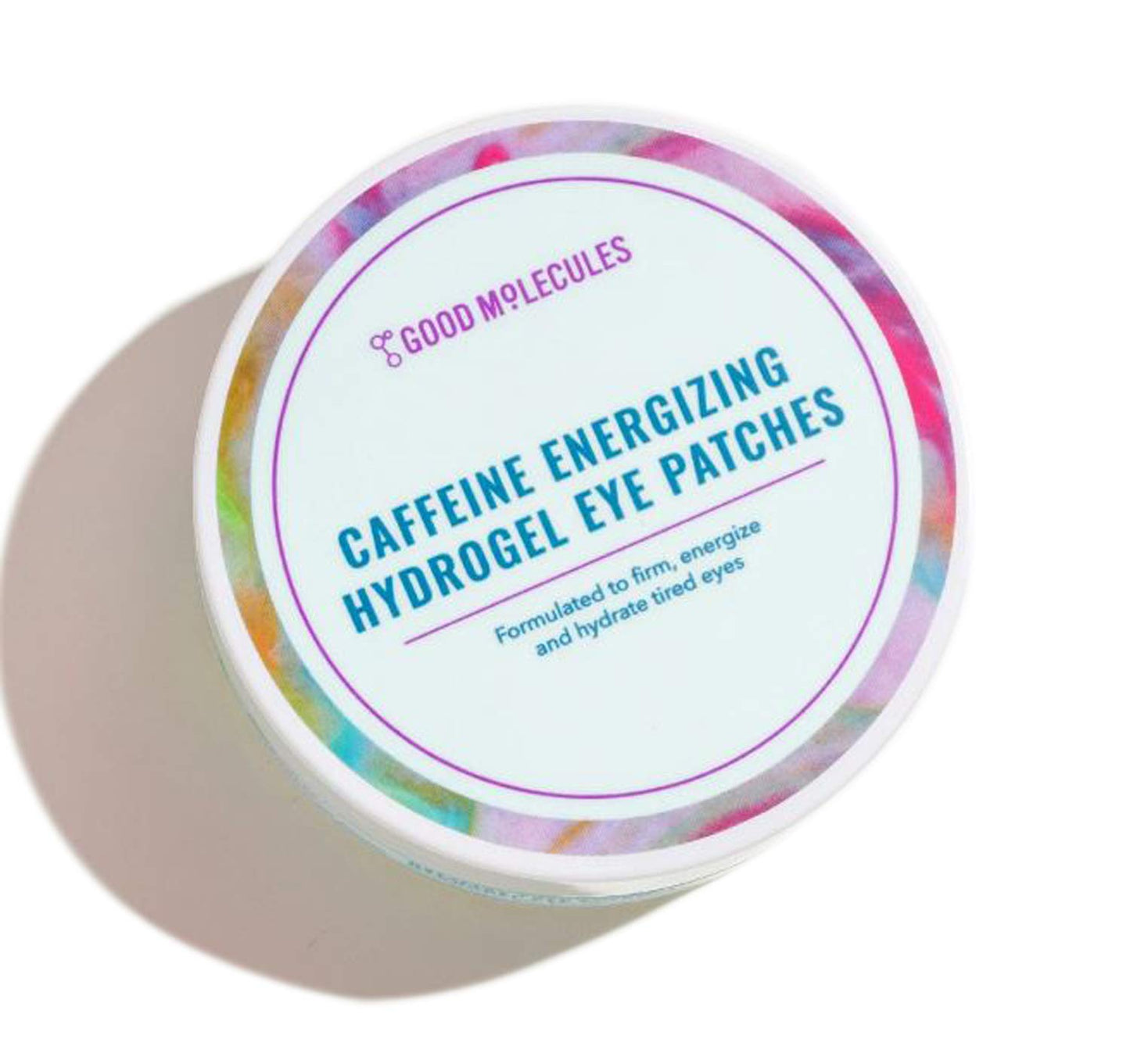 Caffeine energizing hydrogel eye patches