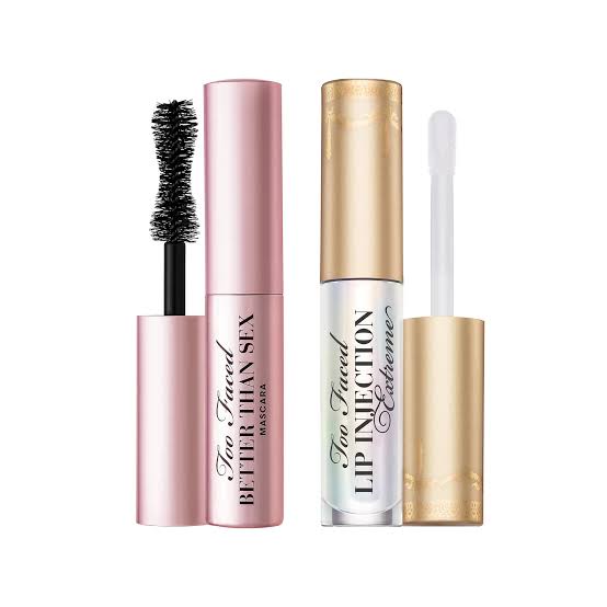 Too Faced Voluptuous Lashes & Plump Lips Mini Mascara & Lip Set